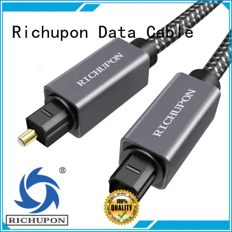 Richupon stable performance best optical audio cable marketing for video transfer
