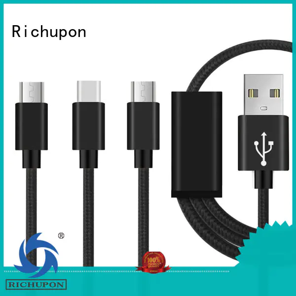 Richupon 3 in 1 charging cable supplier for charging