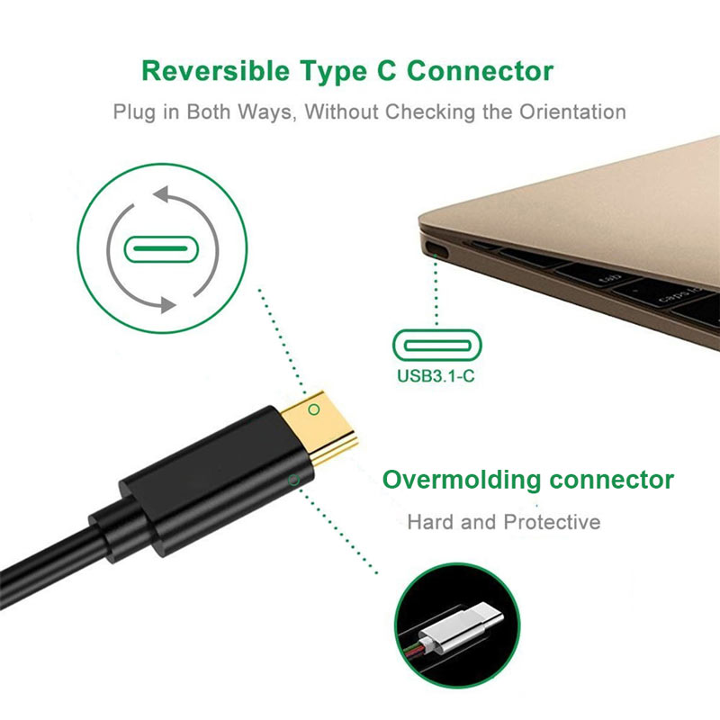 Monitor cable 4k 60hz high speed usb c 3.1 to HDMI cable