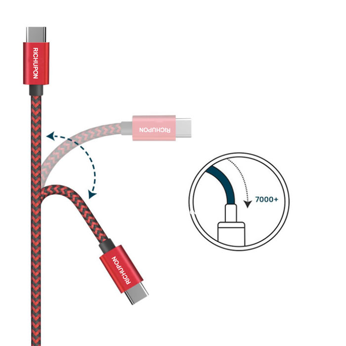 Custom usb c data cable with aluminum shell wholesale