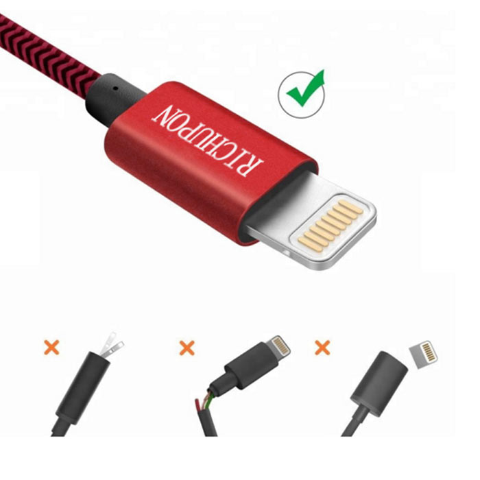 Custom usb data cable types  for iphone, ipod, ipad