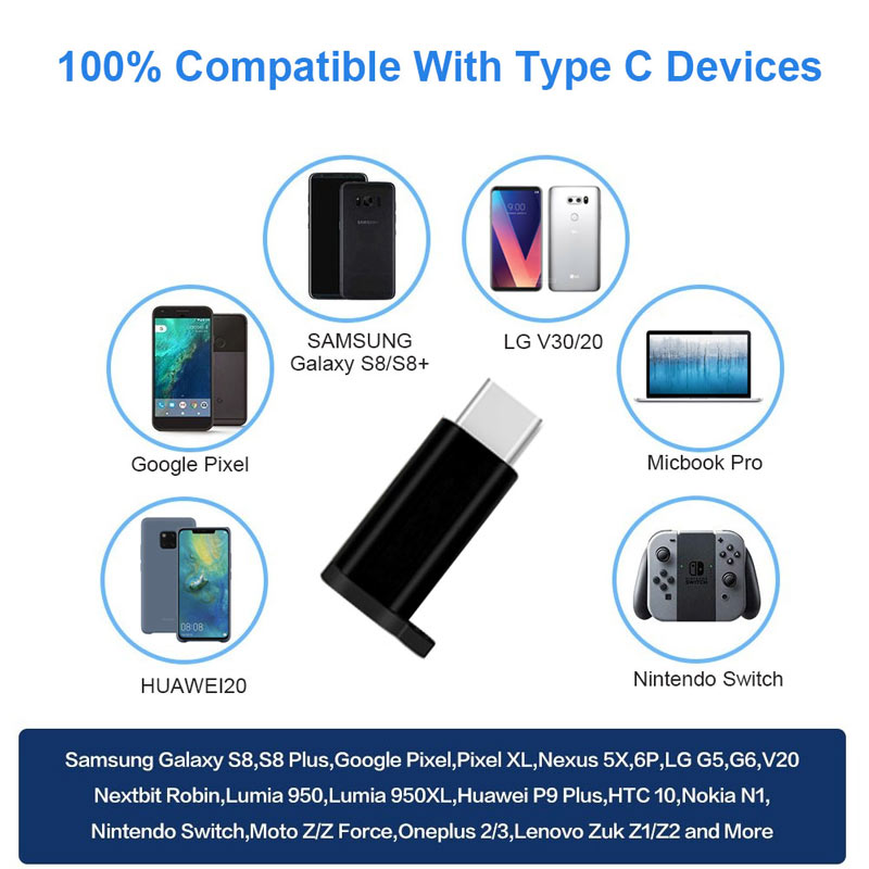 Mobile phone accessory usb-c male to micro usb female converter usb adapter supplier