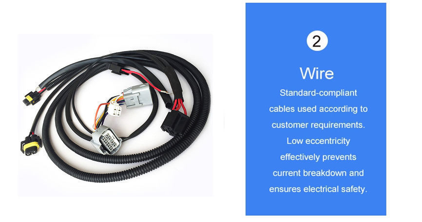 China IATF16949 certified Automotive Wire Harness, Japanese technical and quality standard wiring harness