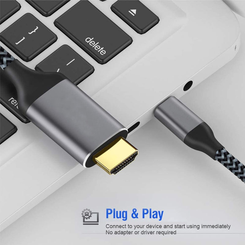 Richupon braided choetech usb c to hdmi cable company for data transfer-2
