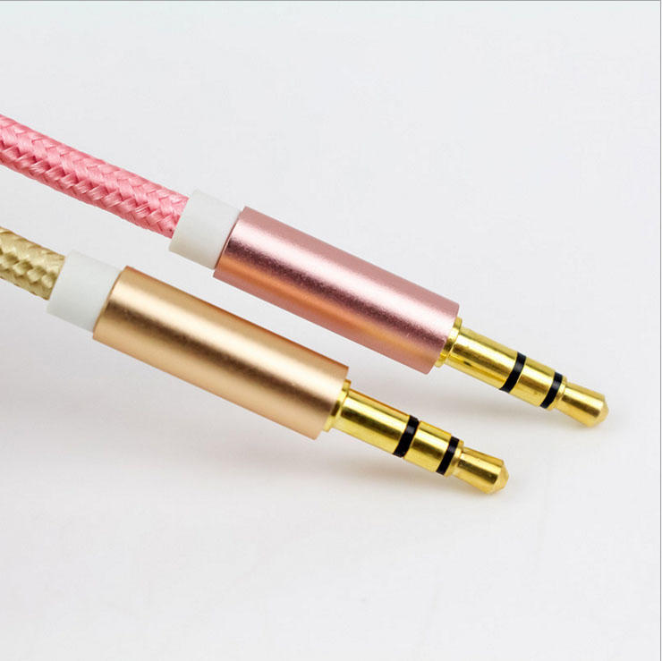 3.5mm Audio Cable Nylon Braided Aux Digital Optical Cable