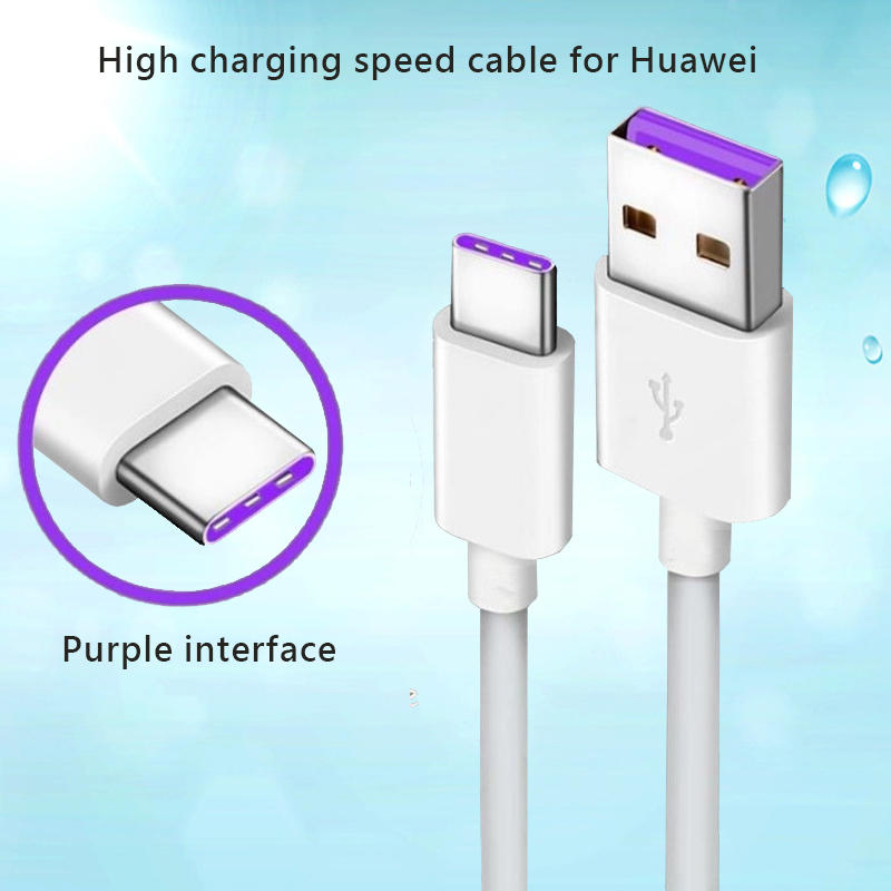 5A USB Type C Cable Super Charging Cord Compatible with Huawei P20 P30