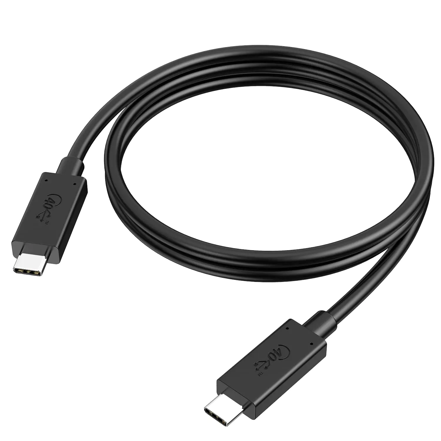 USB4 Cable, 40Gbps 100W Charging Support 8K@60Hz Video, Compatible with Thunderbolt 4/3