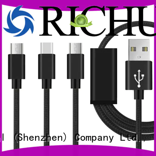 Richupon good quality 3 in 1 cable usb for wholesale for charging