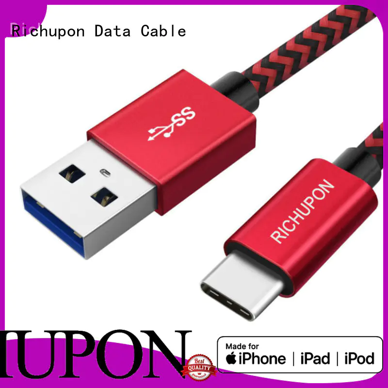 Richupon stable performance braided type c cable wholesale for data transfer