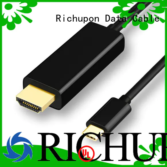 Richupon competitive price hdmi cable for monitor to laptop supplier for video transfer