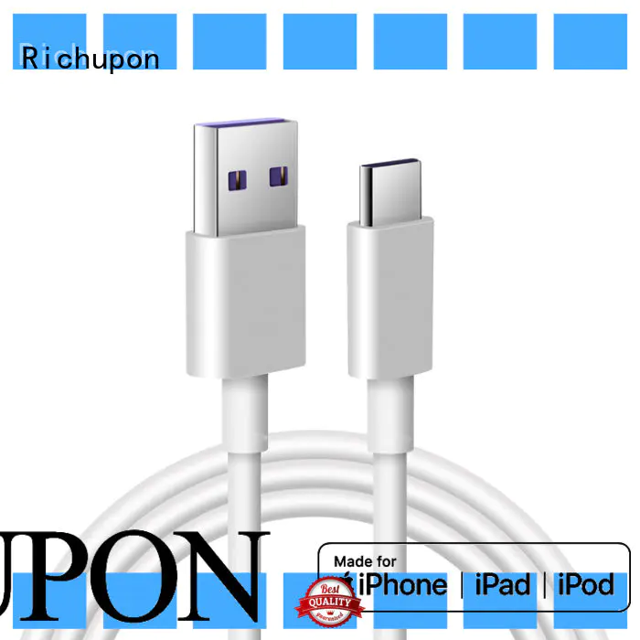 Richupon stable performance type c fast charging cable free design for data transfer