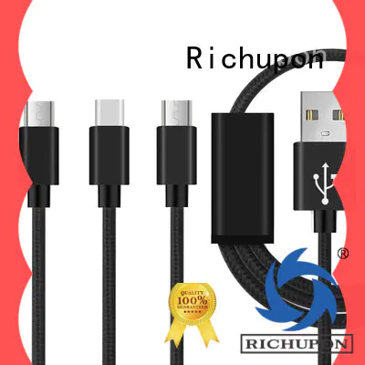 Richupon fashion design 3 in 1 usb charging cable grab now for charging