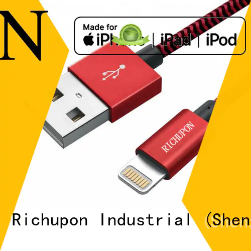 Richupon super quality apple certified lightning cable supplier for data transmission