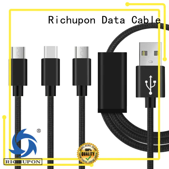 Richupon 3 in 1 usb charging cable supplier for charging