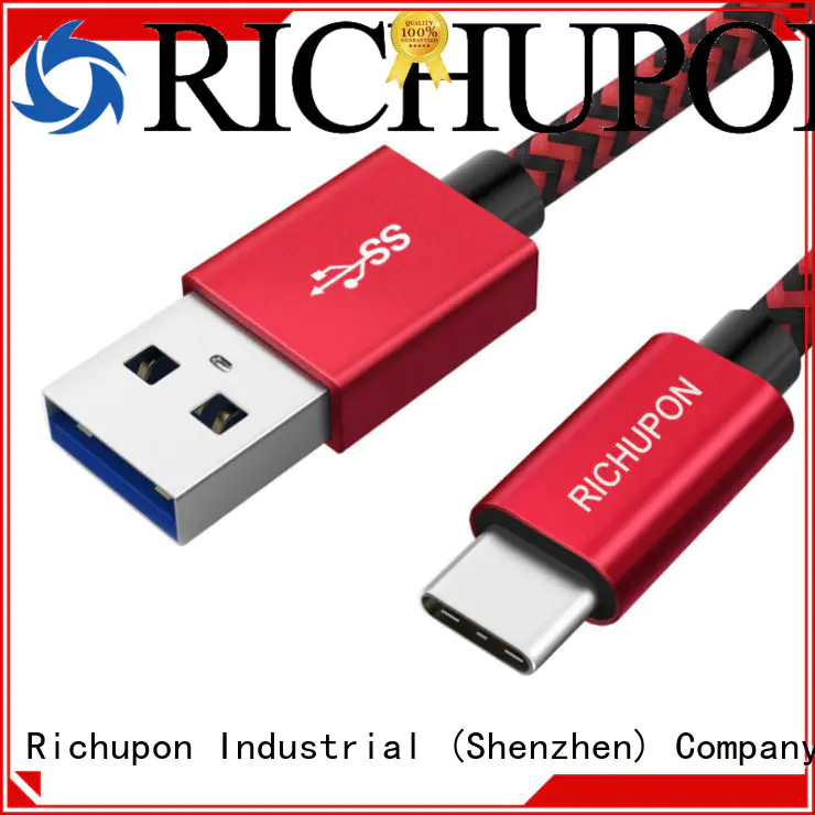Richupon braided type c cable wholesale for data transfer