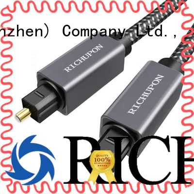Richupon gold digital sound cable factory for headphones