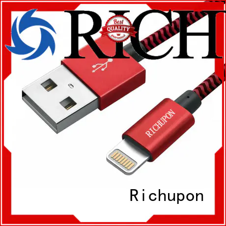 Richupon super quality apple lightning to usb cable wholesale for data transfer
