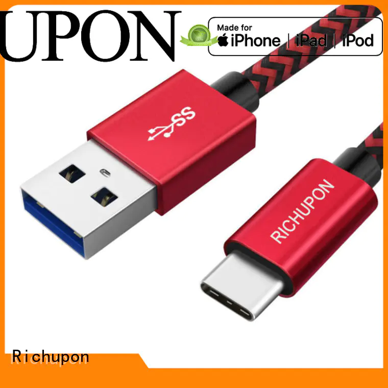 Richupon braided type c cable grab now for data transfer