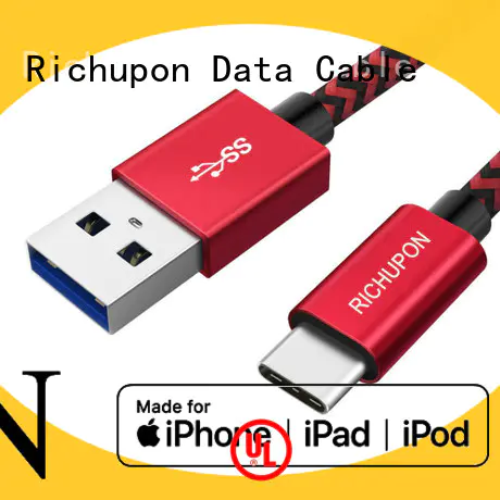 Richupon reliable quality braided type c cable wholesale for data transfer