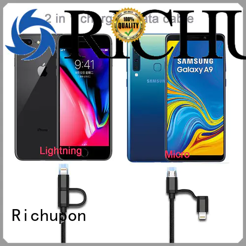 Richupon competitive price 2 in one charging cable supplier for data transmission