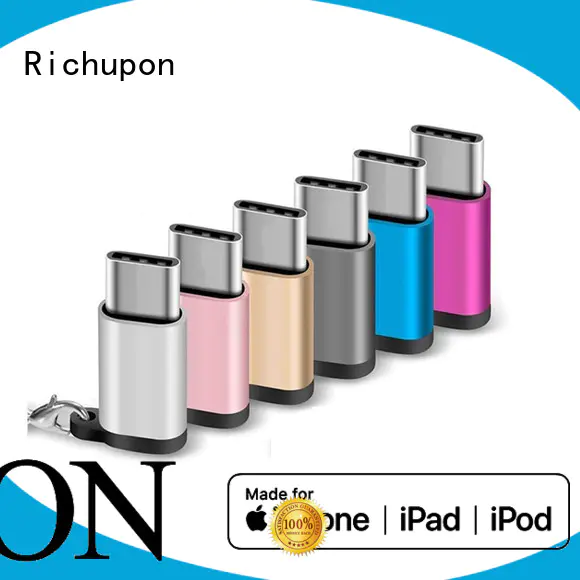 Richupon colorful apple multiport adapter supplier for Cell Phones