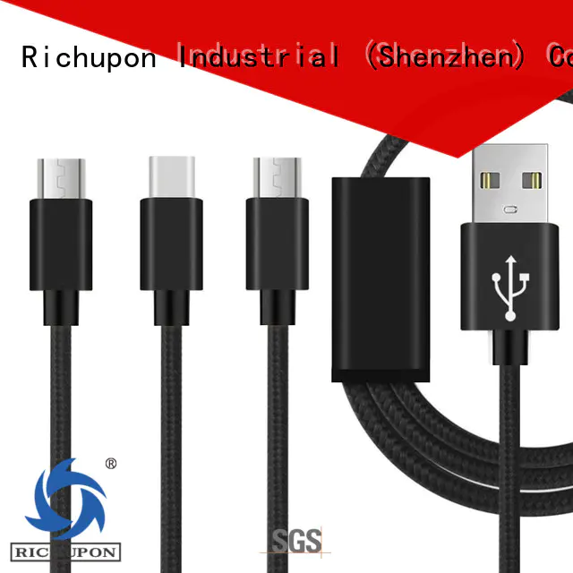 Richupon 3 in one usb cable for wholesale for charging