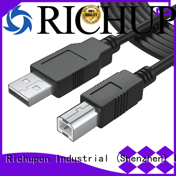 Richupon corrosion-resistant usb cable type a male to type b male free design for data transfer