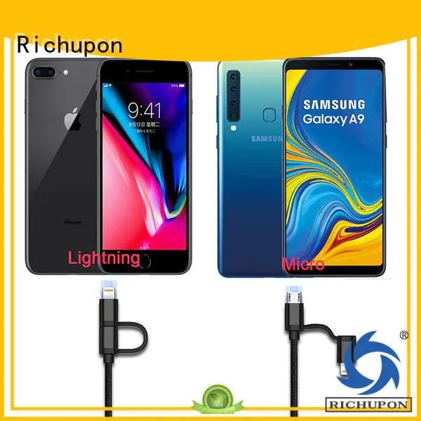 Richupon cable 2 in 1 for manufacturer for charging