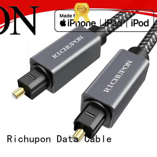 Richupon super quality best optical audio cable supplier for video transfer