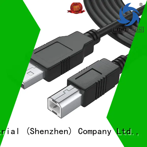 Richupon stable performance a male to b male usb cable free design for data transfer