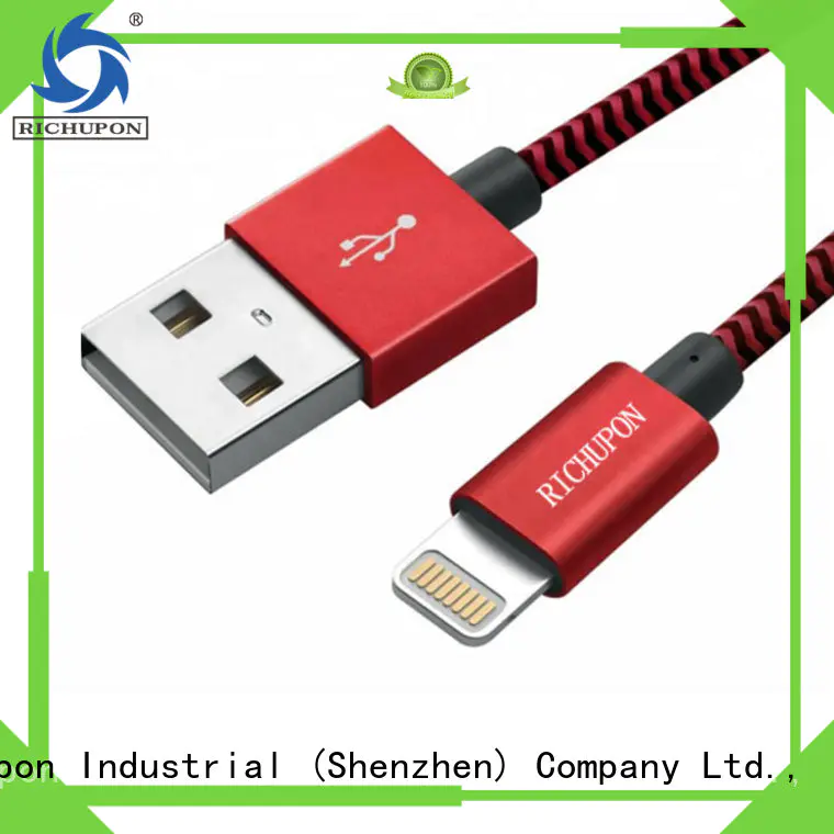 Richupon best mfi lightning cable overseas market for data transmission