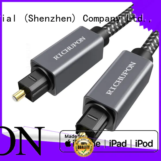 Richupon plated toslink digital audio cable supply for video transfer