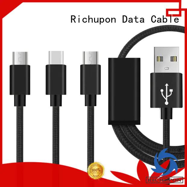 Richupon cable 3 in 1 vendor for data transmission