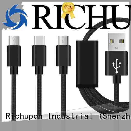 Richupon good quality 3 in 1 usb charging cable supplier for charging