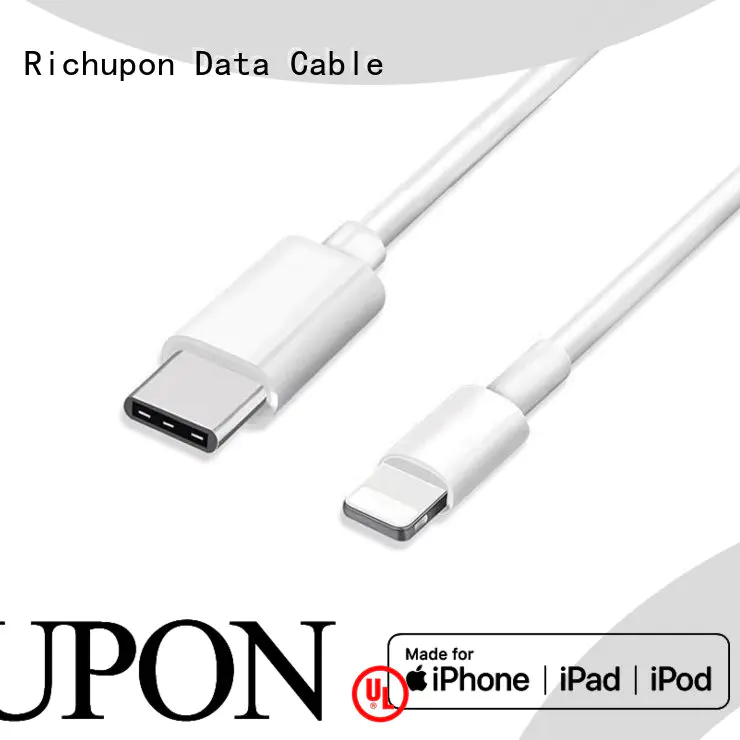 Richupon apple mfi certified lightning cable vendor for data transmission