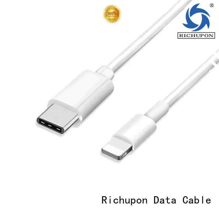 Richupon fashion design high quality lightning cable directly sale for data transmission