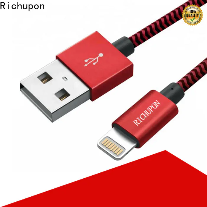 High-quality lightning to usb cable iphone black supply for charging