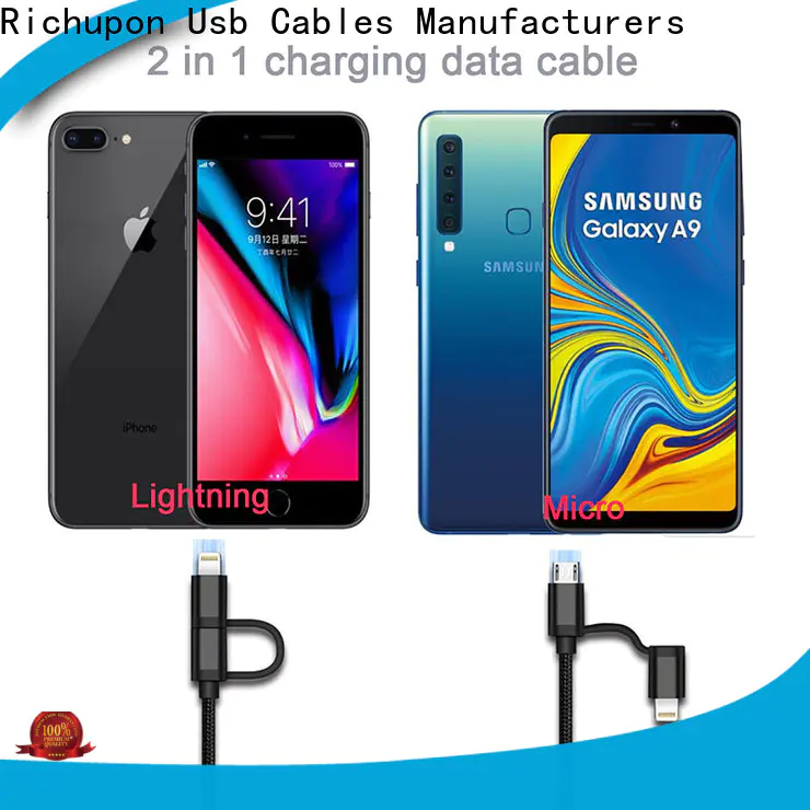 High-quality lightning microusb 2in1 cable suppliers for charging