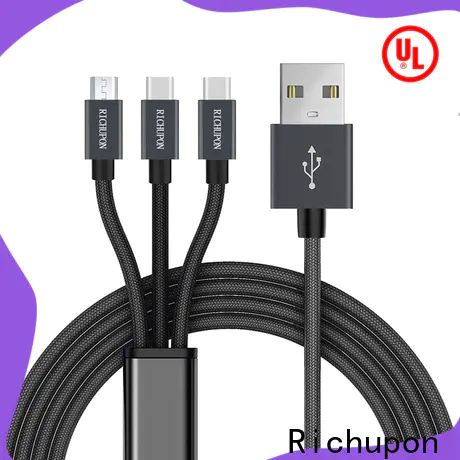 Richupon Top cable 3 in 1 factory for mobile