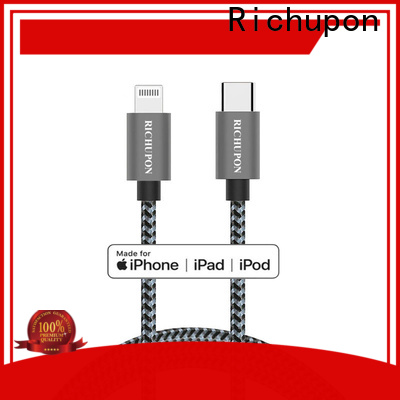 Richupon Wholesale braided lightning cable suppliers for ipad