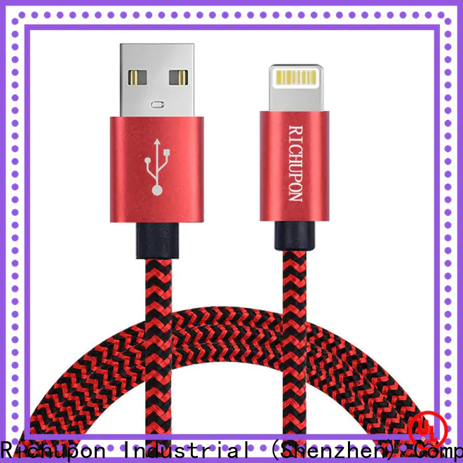 Richupon iphone apple lightning cable 1m company for data transmission