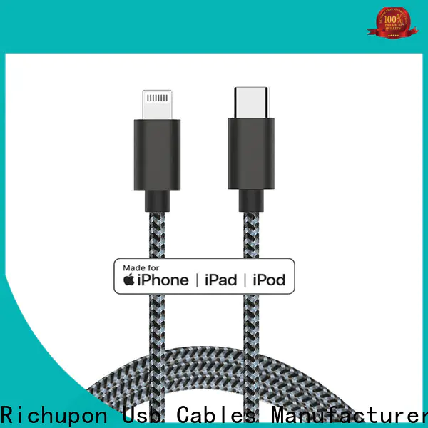 Top lightning to micro usb cable nylon company for data transmission
