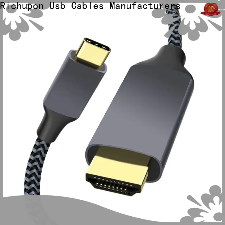 Richupon New hdmi cable for type c for business for data transfer