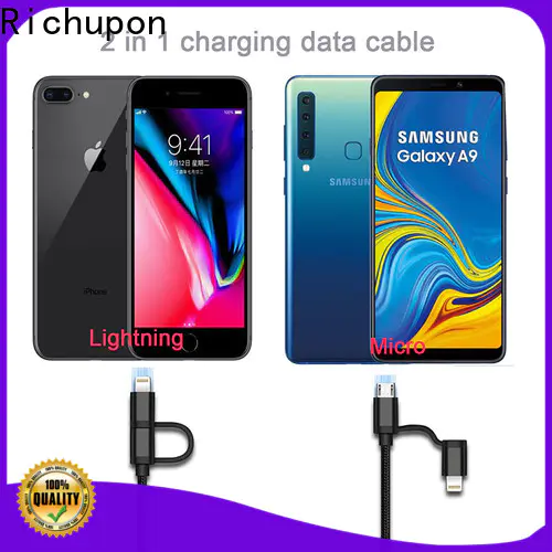 Richupon port 2 in 1 micro usb suppliers for charging