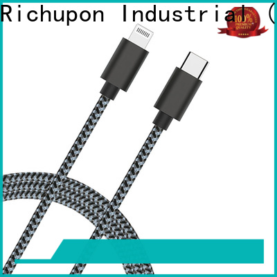 Richupon 8x76 short apple lightning cable factory for data transmission