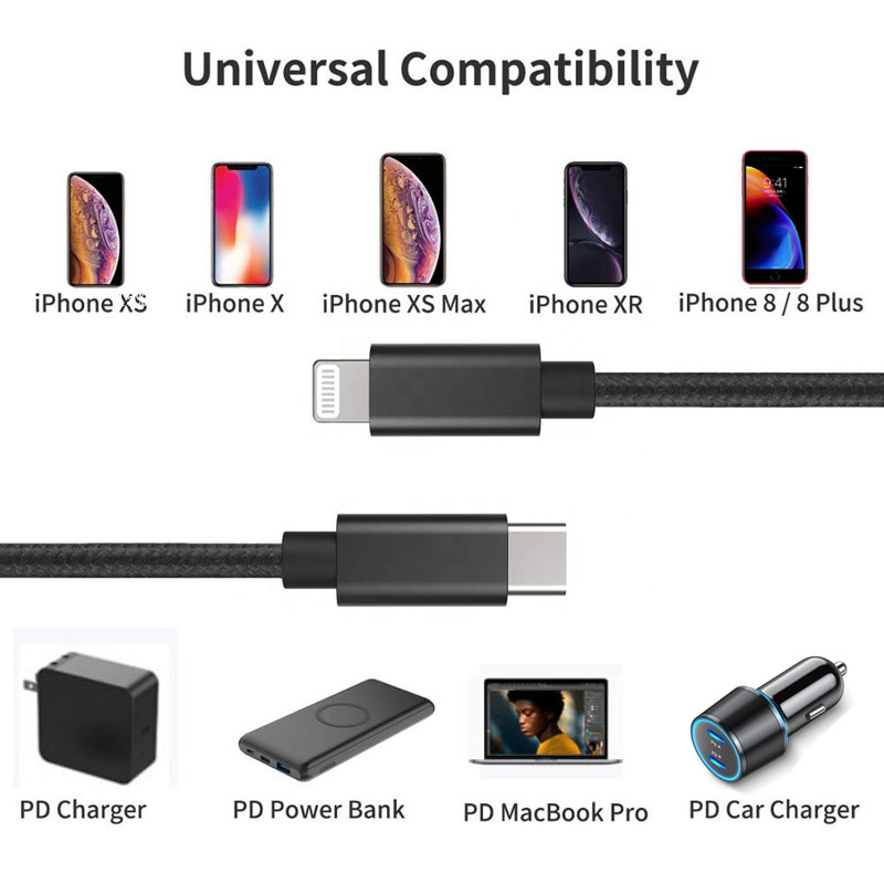 Richupon charge lightning to usb cable iphone supply for data transmission