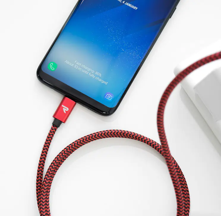 Custom Nylon Braided Type C USB Cable 3A Fast Charging Manufacturer