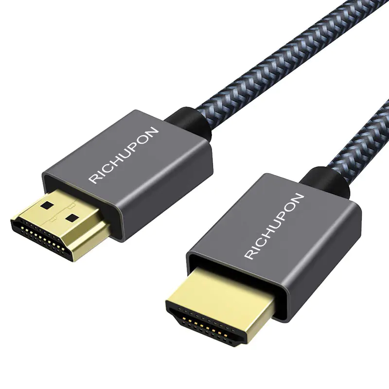 Custom Best 4k HDMI Cable Nylon Braided Cable 18GBPS