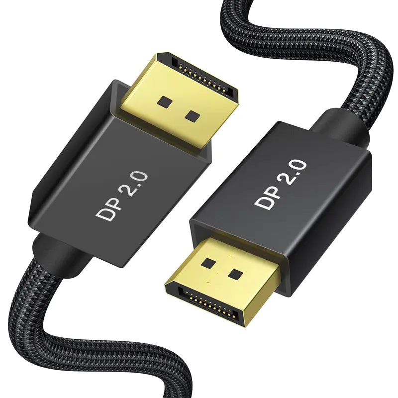 16K DP 2.0 Cable,DisplayPort 2.0 Cable with 80Gbps Bandwidth,Customized Length
